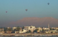 В Египте упал воздушный шар с туристами 