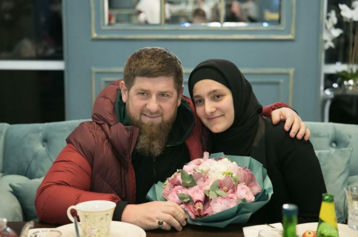 Рамзан Кадиров з донькою Айшат 