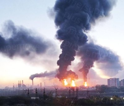 Зеленський: Сили оборони уразили Московський НПЗ "Паляницею" та "Фламінго"