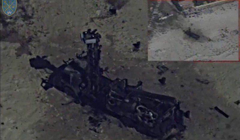 Знищена російська мобільна берегова радіолокаційна станція загоризонтного виявлення з підвищеною скритністю ‘Предел-Э’.
