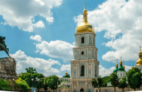 На Софії Київській встановили новий хрест