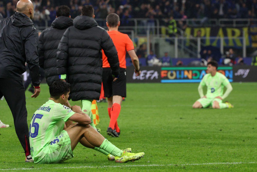 Гравці &quot;Барселони&quot; після фінального свистка