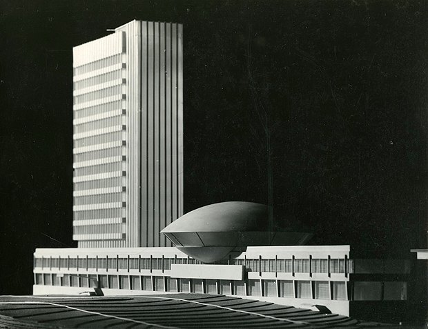 Макет здания Института информации, 1971 год
