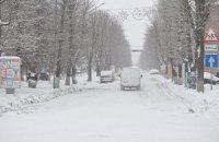 Львов и Тернополь засыпало снегом