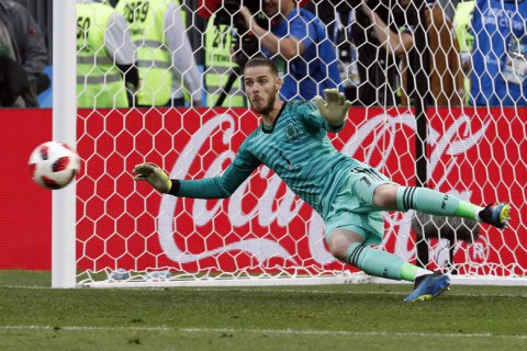 Голкипер сборной Испании пропустил 6 голов после 7 ударов в створ на ЧМ-2018