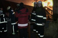 В Киеве сгорела станция техобслуживания