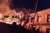 Обстріл Мерефи на Харківщині: окупанти зруйнували старовинну дерев'яну школу та будинок культури