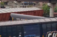 В столице США сошел с рельсов грузовой поезд