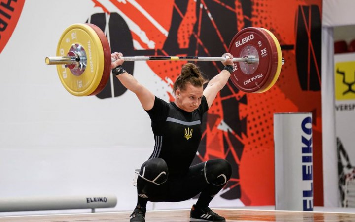 Гангур здобула для України першу золоту медаль на чемпіонаті Європи-2022 з важкої атлетики