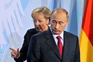 Путин провел переговоры с Меркель по Украине