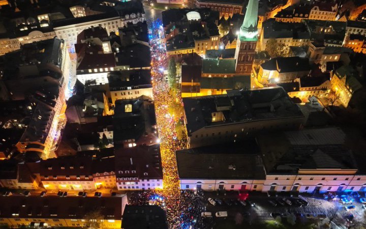 У Ризі відбувся масштабний мітинг проти виходу Латвії зі Стамбульської конвенції