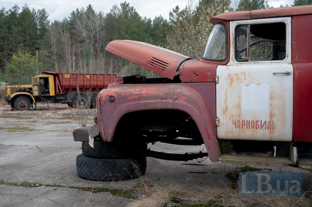Техніка, яку використовували під час ліквідації наслідків аварії на Чорнобильській АЕС