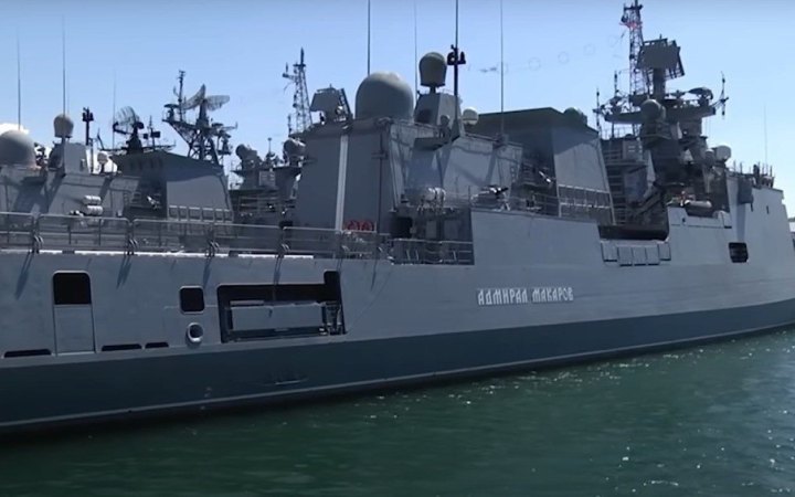 Росіяни вивели в море ракетоносій фрегат “Адмірал Макаров”