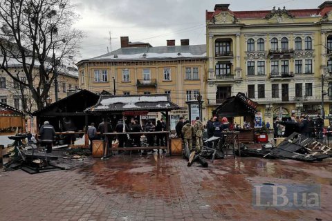 50-летний пострадавший на ярмарке во Львове получил 50% ожогов тела