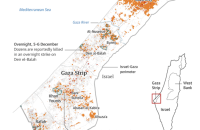ООН: 80% мешканців смуги Гази були змушені покинути свої будинки