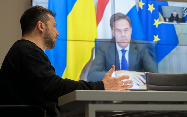 Зеленський обговорив із прем'єром Нідерландів оборонні потреби України