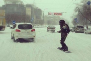 В понедельник в Киеве обещают небольшой снег
