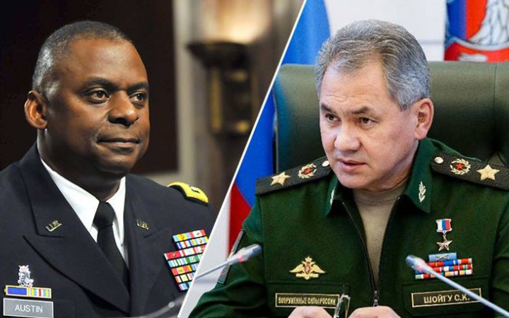 Глава Пентагону і міністр оборони РФ поговорили вперше від початку війни в Україні