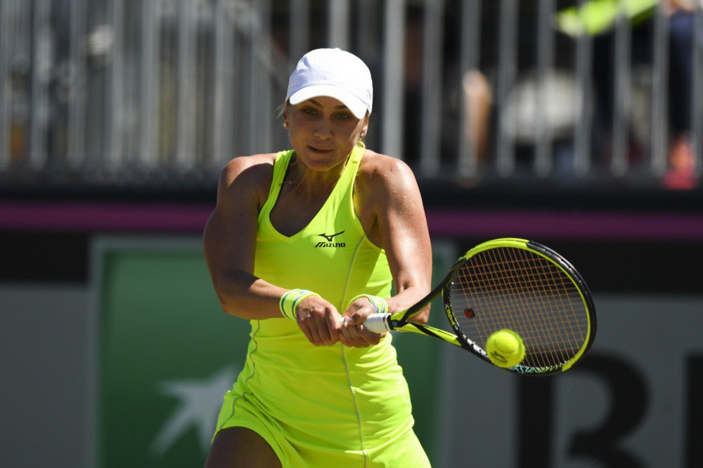 Людмила Кіченок під час матчу