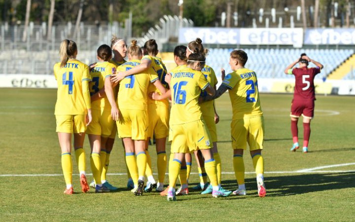 Жіноча збірна України з футболу обіграла Косово