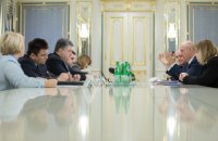 Порошенко закликав Раду Європи допомогти зі звільненням політв'язнів у РФ