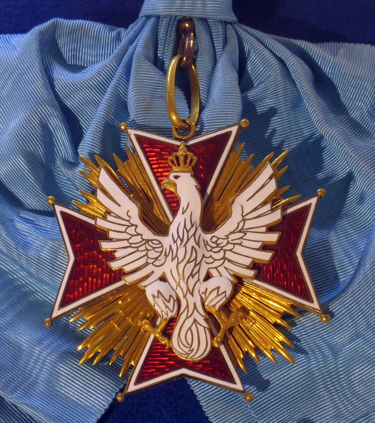 Орден Білого орла, знак, 1921–1939. Республіка Польща. Експозиція Таллінського музею лицарських орденів