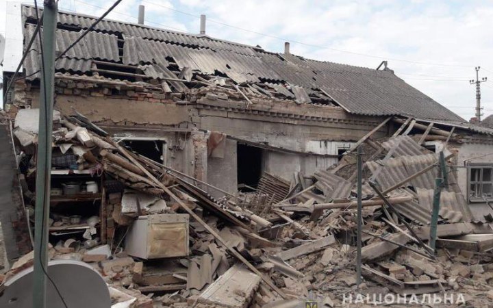 Полиция показала фото последствий обстрелов Гуляйполя в Запорожской области