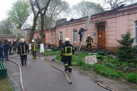 В Одессе произошел крупный пожар в центре психического здоровья