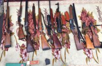 Полиция изъяла арсенал оружия у пенсионера из Донецкой области 