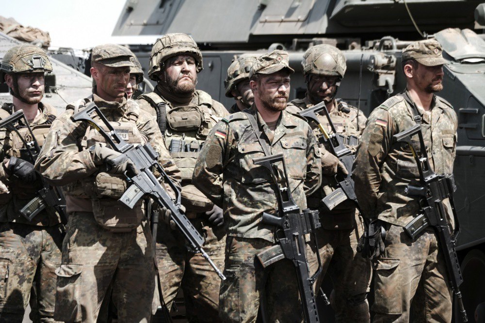 Німецькі військові беруть участь у навчаннях НАТО <i>Griffin Storm</i> у Литві, 26 червня 2023 року. 