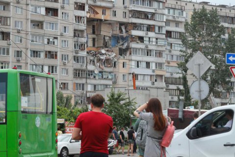 Під завалами зруйнованого вибухом будинку в Києві загиблих більше немає, - ДСНС