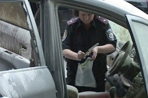 В Николаеве взорвали автомобиль милицейского чиновника