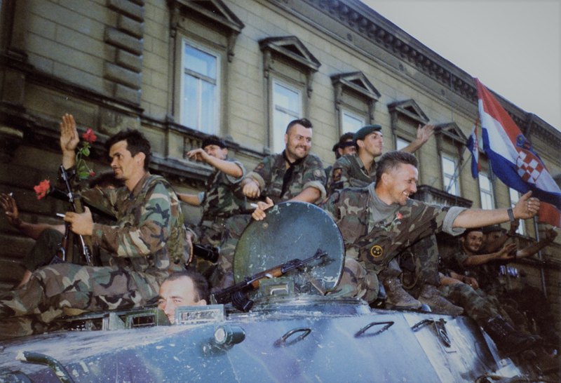 Хорватські війська під час операції «Буря».