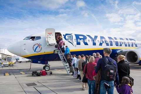 Ryanair скасує 18 тис. рейсів з листопада по березень