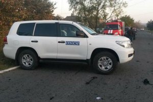 На Донбассе обстреляли машину ОБСЕ