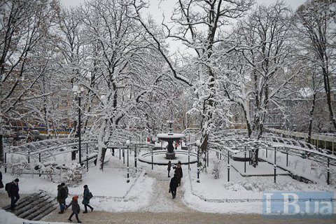 На Київ насувається снігопад