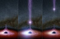 Астрономи NASA зняли чорну діру у момент колосального викиду