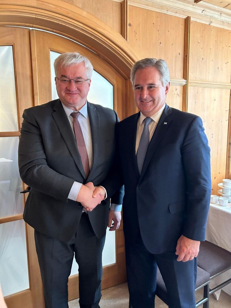 Очільник українського МЗС Андрій Сибіга з арентинським колегою Пабло Кірно