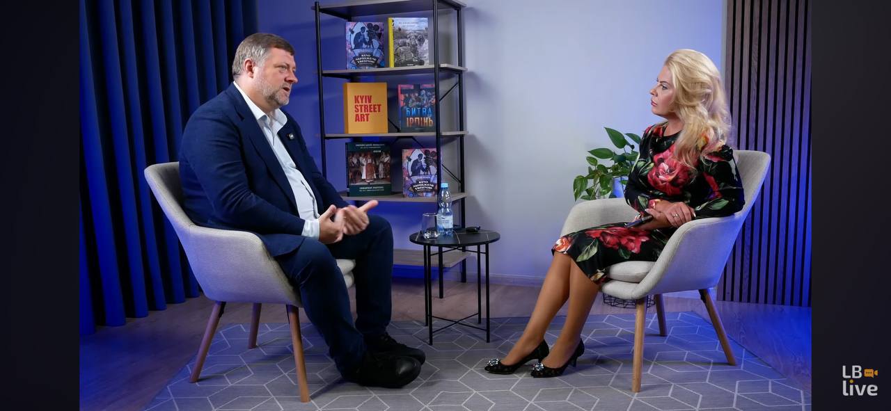 Олександр Корнієнко та журналістка LB.ua Анна Стешенко