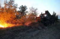 Во время тушения пожара на Луганщине погиб военный