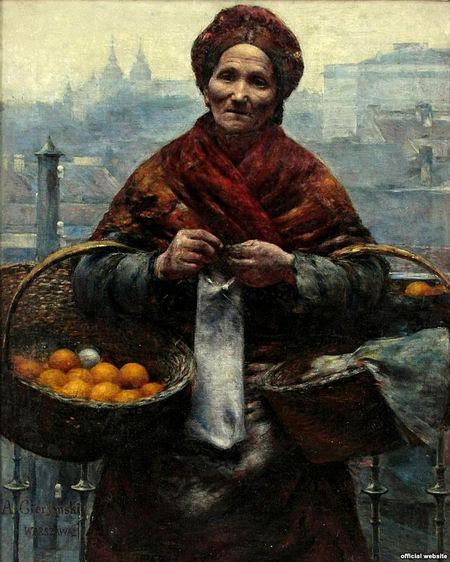 &quot;Еврейка с лимонами&quot; Александра Геримского - одно из важнейших польских полотен, которые удалось вернуть