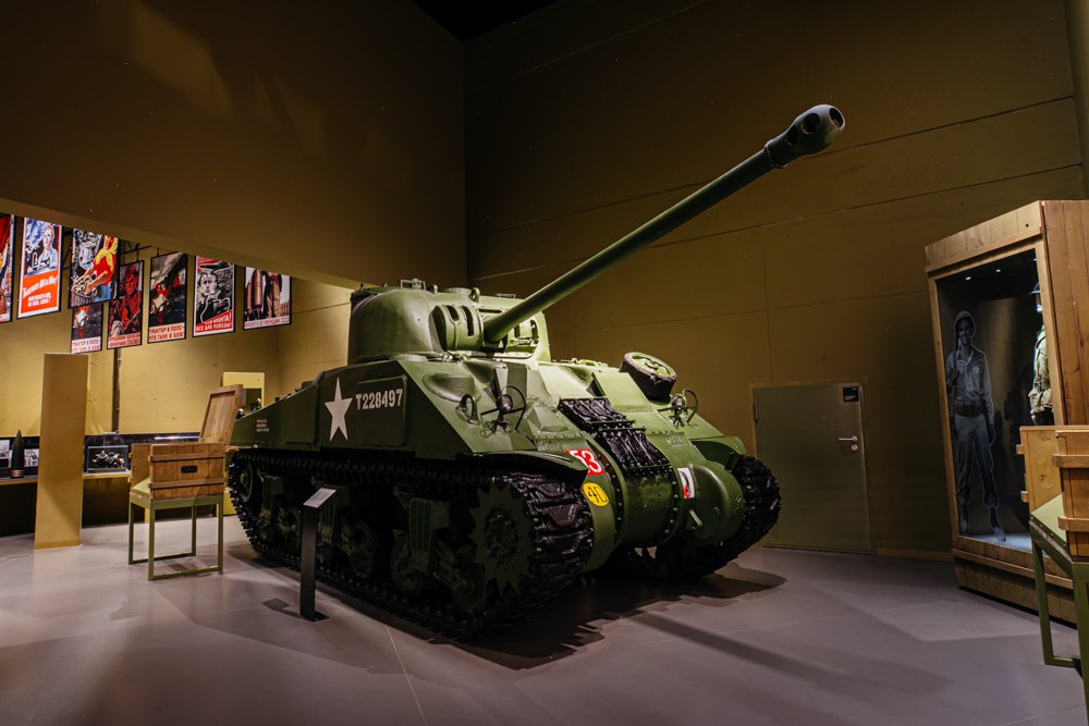 У Музеї Другої світової війни в Гданську можна побачити зразок танка Червоної армії.