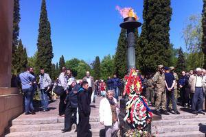 Во Львове празднование Дня Победы прошло почти без инцидентов