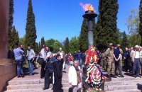 Во Львове празднование Дня Победы прошло почти без инцидентов