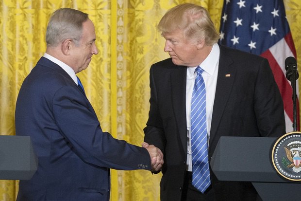 Встреча Биньямина Нетаньяху и Дональда Трампа