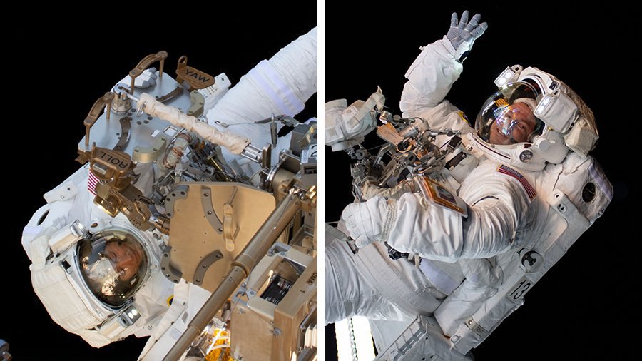 Американские астронавты вышли в открытый космос с МКС (ФОТО) 3