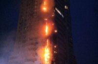 В Киеве полыхала многоэтажка: огнем был охвачен 21 этаж (Обновлено)