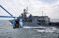 Військово-морські сили України проводять навчання з оборони Чорноморського узбережжя