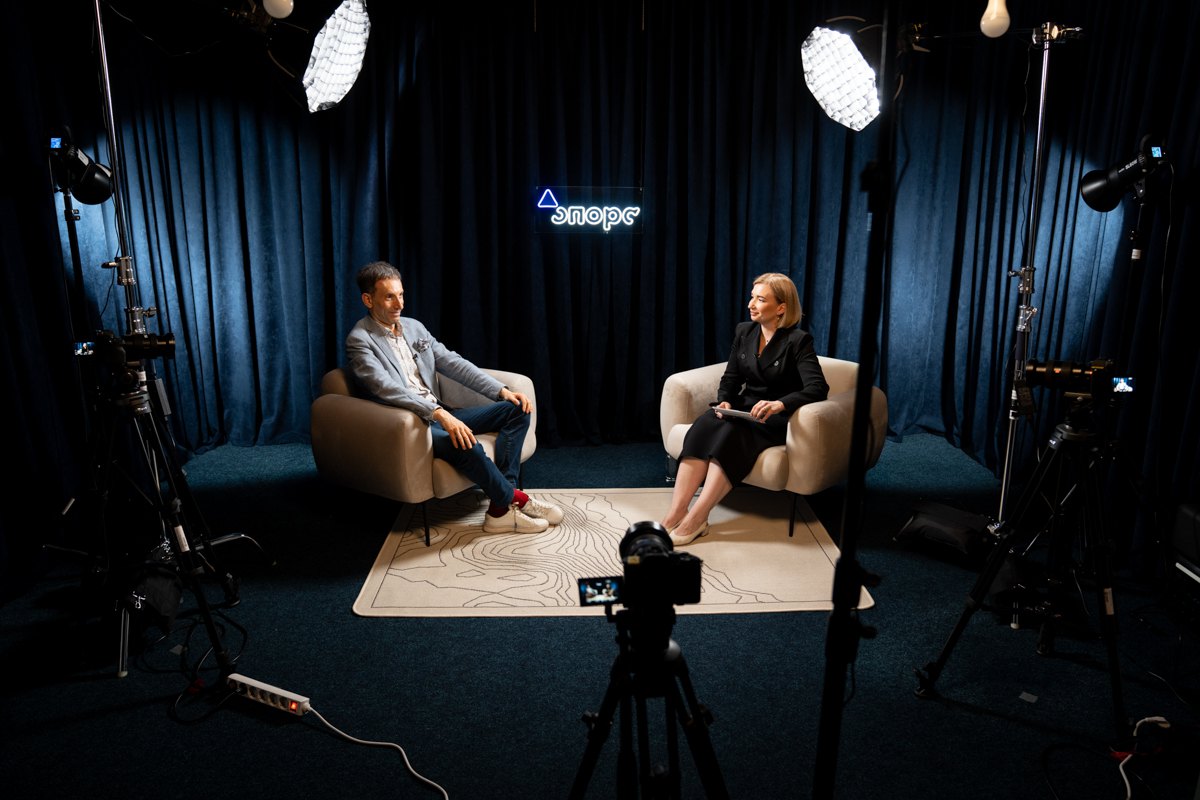 Віталій Портников і Ольга Айвазовська