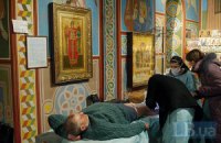 В Михайловском соборе развернули госпиталь 